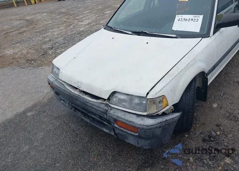 1988 Honda Civic Dx from USA, damaged, VIN 1HGED3648JA001481